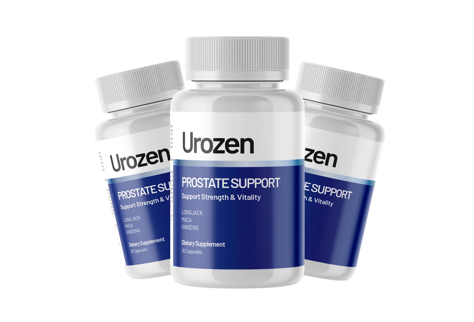 Urozen prostate support supplement bottles
